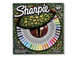 Sharpie Permanent Marker Set Fine & Ultra Fine Points "Eye" 30 pcs.