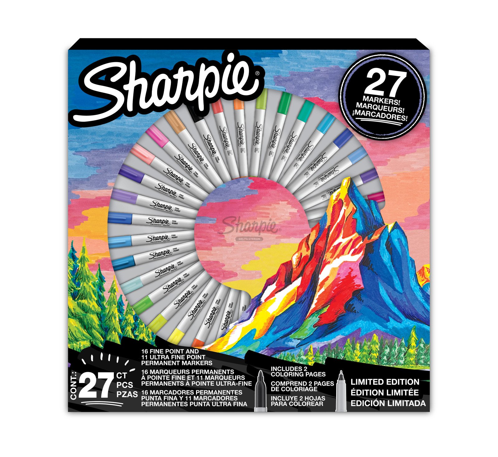 Sharpie permanent markers Special Edition Fine 27 pcs.
