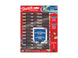 Creative acrylic marker set Sharpie earth tones, 12 pieces.